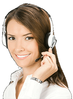Springbok's own support artwork: an agent wearing a headset